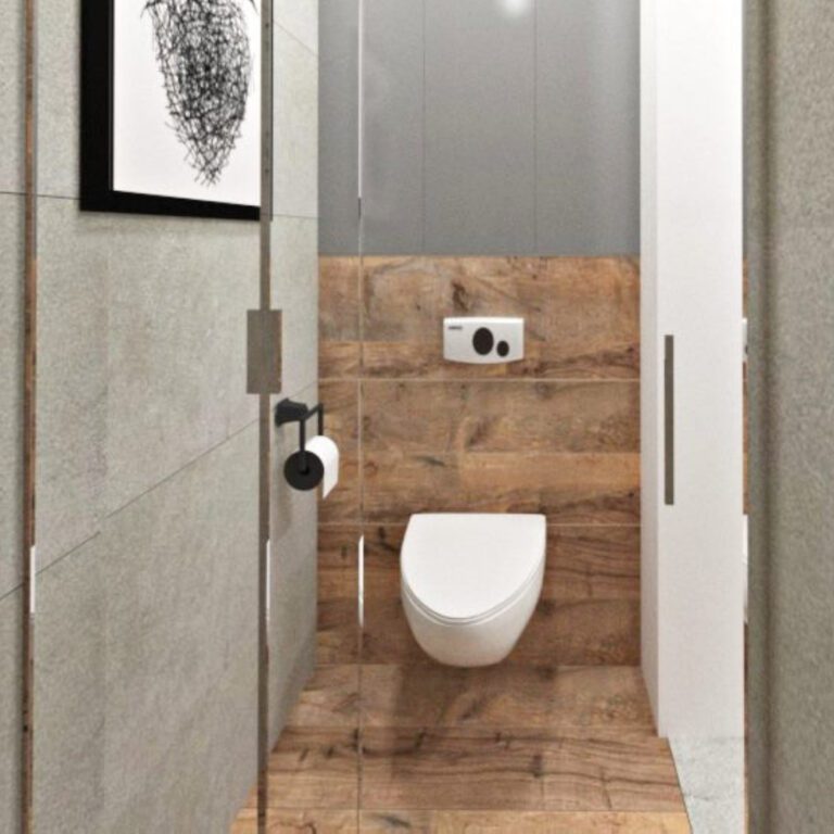 podłogi drewniane łazienka